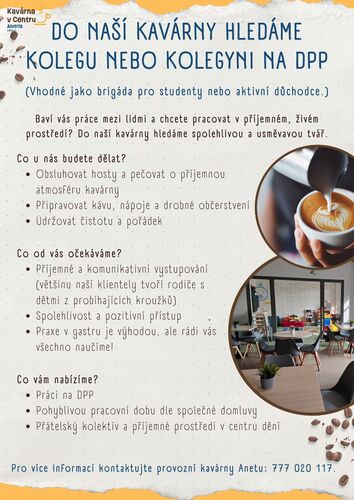 _Inzerát obsluha kavárny DPP (Leták (A4))